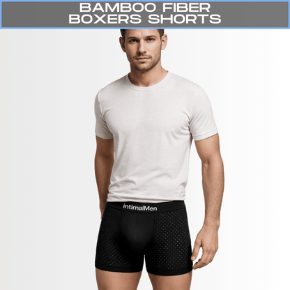 4-PACK BAMBOO FIBER BOXERS SHORTS