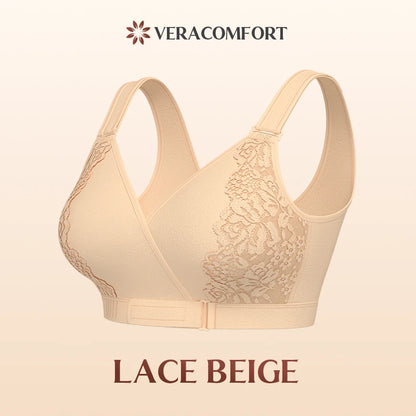 Veracomfort Velcro Front-Wrap & Straps Adaptive Comfort Bra