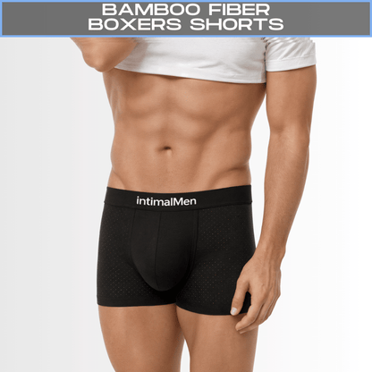 4-PACK BAMBOO FIBER BOXERS SHORTS