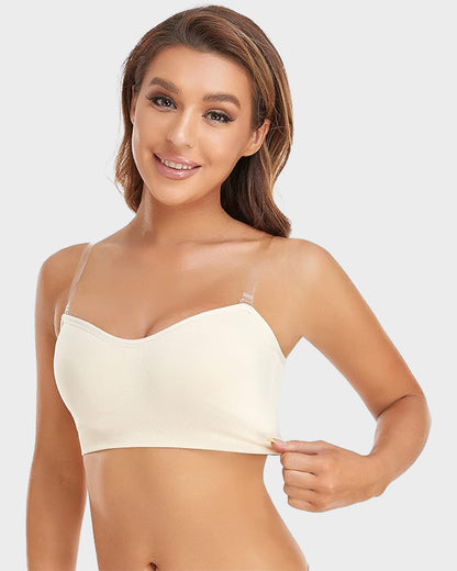 Non-Slip Bandeau Seamless Wireless Strapless Bra