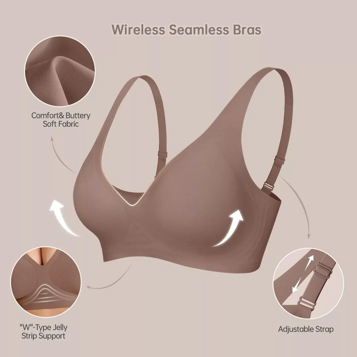 Magic Lift & Comfort: Deep V Wireless Everyday Bra