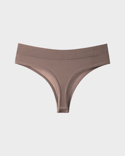 Comfort Seamless Sport Thong Panties (4 Pack)