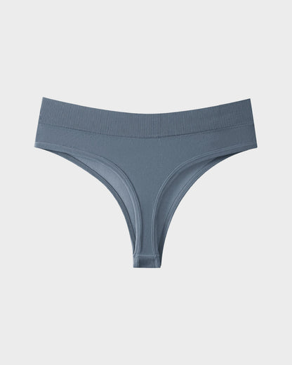 Comfort Seamless Sport Thong Panties (4 Pack)