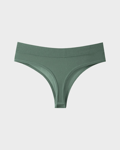 Comfort Seamless Sport Thong Panties (4 Pack)
