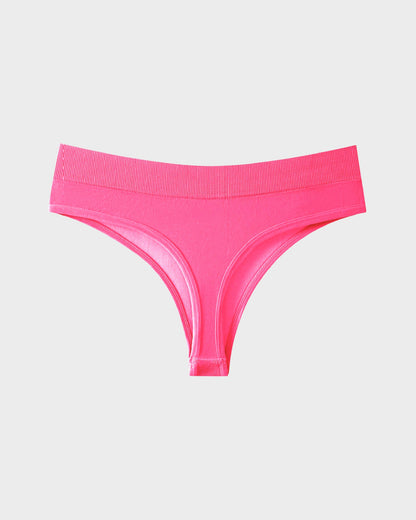 Comfort Seamless Sport Thong Panties (4 Pack)