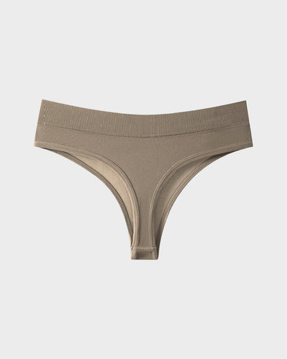 Comfort Seamless Sport Thong Panties (4 Pack)
