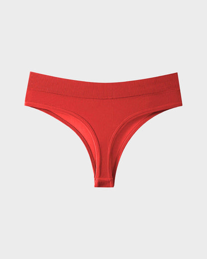 Comfort Seamless Sport Thong Panties (4 Pack)
