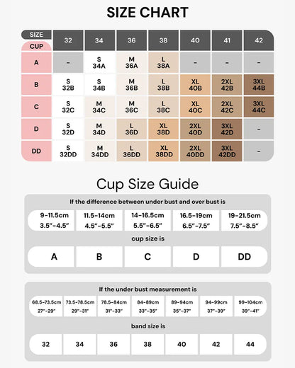 Jelly Wireless Seamless Deep-V Push-Up Bra