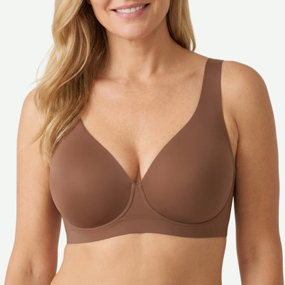 VUE® Jelly Deep-V Wireless Push Up Bra